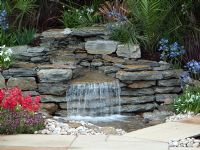 Waterfall and rock garden. Aughton Green Landscapes - RHS Tatton Park 2010