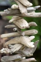 Detail of driftwood sculpture