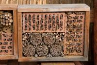 An insect hotel,