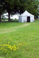 Wild flower meadow with tent - Rustling End
 