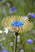 Flower sculpture in the 'Sculptillonnage' garden - Festival International des Jardins de Chaumont sur Loire, France 2011 
