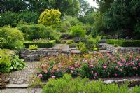 Rose Garden at Benthall Hall, Shropshire
