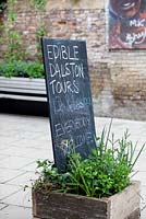 Dalston Eastern Curve Garden -First Chelsea Fringe Festival, London 2012