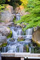 Waterfall in Kyoto Garden