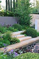 Stone steps in the M & G garden
