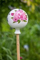 Ceramic decoration used as cane topper