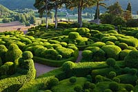 The overhanging gardens of Marqueyssac, Perigord, France 