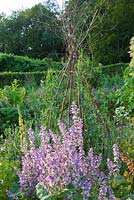 The kitchen garden. Painswick Rococo Garden, Gloucestershire 