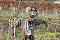 Scarecrow at Painswick Rococo Garden