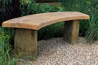 Simple wooden seat