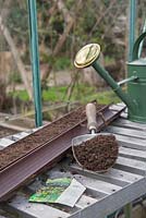 Ingredients required to grow Dill - Anethum graveolens in a gutter