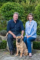 Terry and Vanessa Winters, with Jambo, a Shar Pei.
