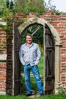 David Domoney, a garden designer, garden author and TV gardener on ITV's Love Your Garden. Photographed at Capel Manor Gardens.