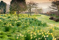 Felley Priory, Underwood, Nottinghamshire, UK. April. 