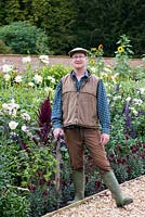 Josh Coyne, head gardener at Kelmarsh Hall.