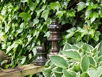 Chess pieces are used throughout the garden and add an interesting feature which one actively seeks out