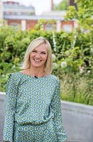 Jo Whiley from BBC Radio 2 at the RHS Chelsea Flower Show 2017