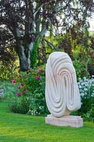 Modern sculpture - Asthall Manor, Oxfordshire
