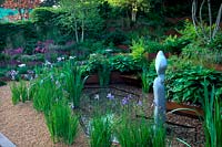 RHS Chelsea Flower Show 2014 - A Garden for First Touch at St George's - First Touch -Sponsor - s - : St George's Hospital Trust, Landscape Associates and Tendercare Nursery. Designer - Patrick Collins. Show Garden