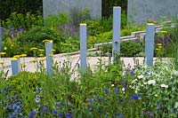 Contemporary garden - The Scotty's Little Soldiers Garden. Designer: Graeme Thirde. RHS Hampton Court Palace Flower Show