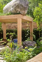 The Garden of Potential at the RHS Chelsea Flower Show 2016. Designer: Propagating Dan. Sponsor: GreenWood Forest Park. Awarded
