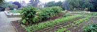 The two acre walled Vegetable Garden at Le Manoir aux Quat Saisons Hotel Restaurant of Raymond Blanc O B E