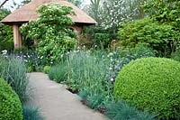 Garden design with gazebo