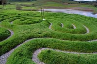 Petaluma California Turf labyrinth by Alex Champion