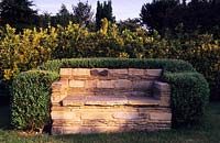 Meadowdown Sussex stone seat