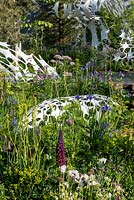 The Manchester Garden at RHS Chelsea Flower Show 2019. Designed by Exterior Architecture.