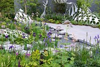 The Manchester Garden overview at RHS Chelsea Flower Show 2019, Design: Exterior Architecture