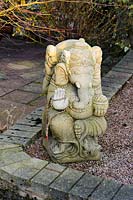 Statue of Ganesh, the Hindu elephant god. 