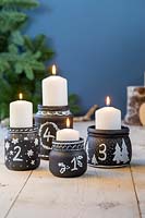 Advent Candle Jars 
