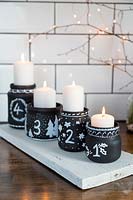 Advent Candle Jars