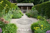 The Herb Garden, York Gate, Leeds, Yorkshire, UK. 