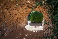 Entrance Tunnel, Le Voyage Interior, The Voyage Inside. Garden of Thought.  Festival des Jardins 2018, Chaumont sur Loire, France 