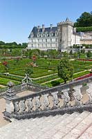 Potager Garden at Chateau de Villandry, Loire Valley, France