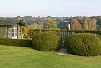 View from Thundridge Hill House Garden, Hertfordshire, UK