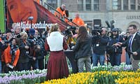 Nationale Tulpendag - National Tulip Day - Amsterdam, The Netherlands. 
