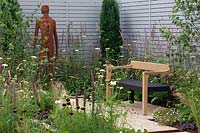 The Waiting List - Back to Back Garden, designed by Alison Galer. RHS Tatton Park Flower Show, 2016.
