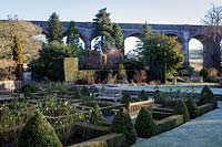The Parterre Garden at Kilver Court, Somerset, UK. Designed by Roger Saul of Mulberry.