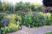 Mixed planting in Summer border  