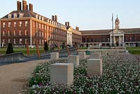 D-Day 75 Garden at The Royal Hospital Chelsea to celebrate 75th anniversary of the 1944 D-Day Landing - RHS Chelsea Flower Show 2019