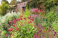 The west facing border in the Walled Garden at Holehird Gardens