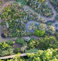 Aerial view of Pan Global Plants, Frampton on Severn, Gloucestershire, UK. 