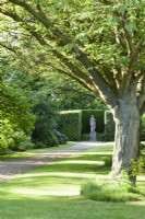 Statue of Shakespeare in the grounds of Doddington Hall near Lincoln in May