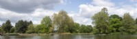 Kew Gardens London England United Kingdom
Stitched panorama looking across Palm House Pond