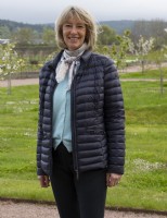 Zara Gordon Lennox, co-owner of the Gordon Castle Estate with her husband Angus Gordon Lennox photographed in the Gordon Castle Walled Garden.