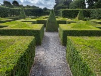  Clipped Yews and Box parterres  July Summer