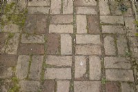 Brick paving at Barnsdale Gardens, April